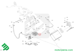 REGOLATORE DI TENSIONE ORIGINALE CAN AM 710001103 esploso